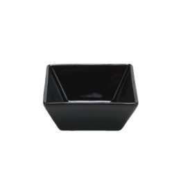 Square Bowl 82 Ml Black. Professional Bowl Suitable For Food Preparation And Serving In Restaurants And Catering Environments. |