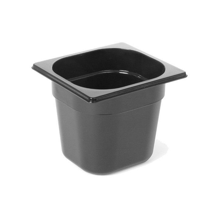 PC CONTAINER GN1/6-15cm BLACK GNP16 | ΕΞ-ΑΝ