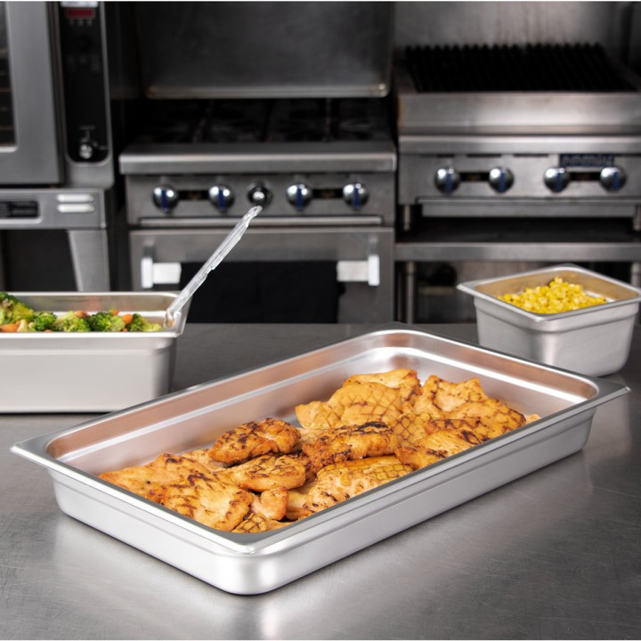 ΛΕΚΑΝΗ GASTRO 1/1 6,5 CM ΒΑΘΟΣ INOX. | ΕΞ-ΑΝ