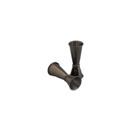 DOUBLE CAPACITY MEASURE 25/50ml BLACK | ΕΞ-ΑΝ