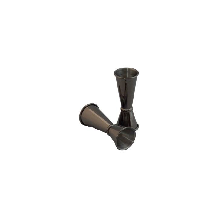 DOUBLE CAPACITY MEASURE 25/50ml BLACK | ΕΞ-ΑΝ