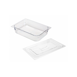 Gastro Basin 1/2 15Cm Polycarbonate. Professional Gastronorm Container Ideal For Food Preparation, Storage And Service In Commer