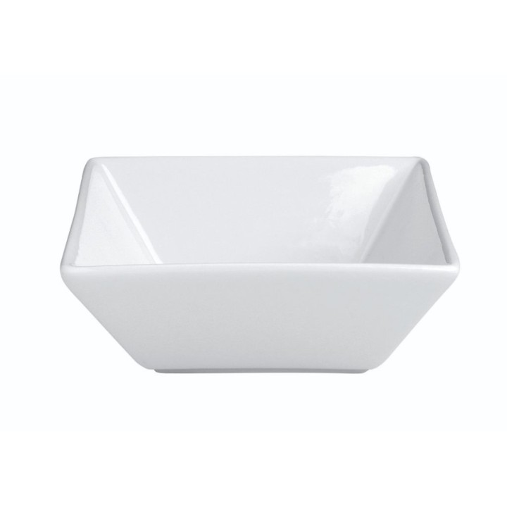 Small Square Bowl 13 Cm. Professional Bowl Suitable For Food Preparation And Serving In Restaurants And Catering Environments. |