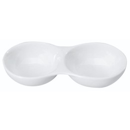 Double Dip Bowl Round 14X7 Cm. Professional Bowl Suitable For Food Preparation And Serving In Restaurants And Catering Environme