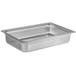 PERFORATED STAINLESS STEEL GASTRONORM PAN 1/1 10CM DEPTH | ΕΞ-ΑΝ