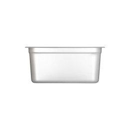 Basin Gastro 1/2 15 Cm Depth Inox. Professional Gastronorm Container Ideal For Food Preparation, Storage And Service In Commerci
