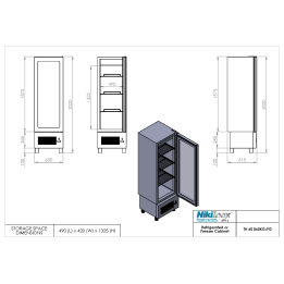 TH 60 060K REFRIGERATED CABINET – NIKI INOX | ΕΞ-ΑΝ