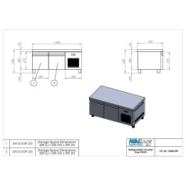 ΠΑΓΚΟΣ ΧΑΜΗΛΟΣ ΣΥΝΤΗΡΗΣΗΣ ΜΕ ΜΗΧΑΝΗ PA XA 134M NIKI INOX | ΕΞ-ΑΝ