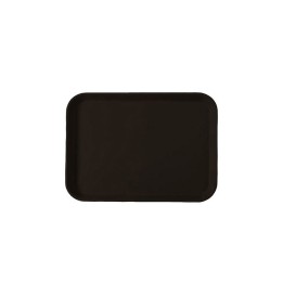 Tray Non-Slip Fiberglass Rectangular 56X40,5 Cm Black. Professional Serving Tray Suitable For Cafés, Bars And Restaurants. Desig