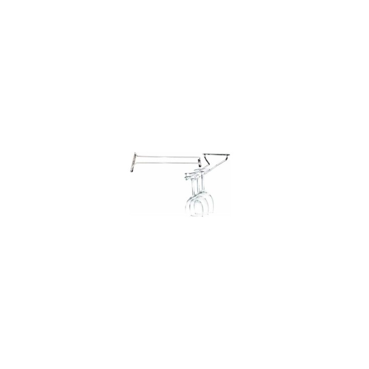 Ceiling Glass Rack 33,5 Cm. Professional Glass Suitable For Restaurants, Bars And Hotels. Designed For Elegant Beverage Presenta