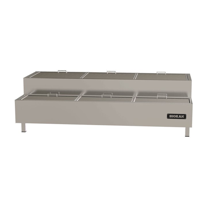 ΣΧΑΡΙΕΡΑ ΚΑΡΒΟΥΝΟΥ ΔΙΠΛΗ 1800Χ600Χ440mm CGD6 ROASTER | ΕΞ-ΑΝ