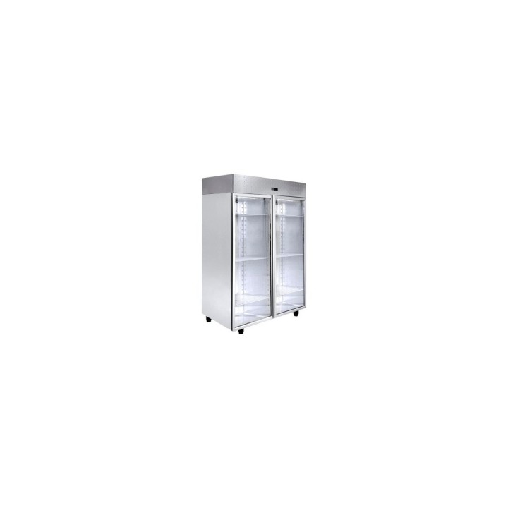 TH D2 140MG TWO-GLASS-DOOR REFRIGERATED CABINET – NIKI INOX | ΕΞ-ΑΝ