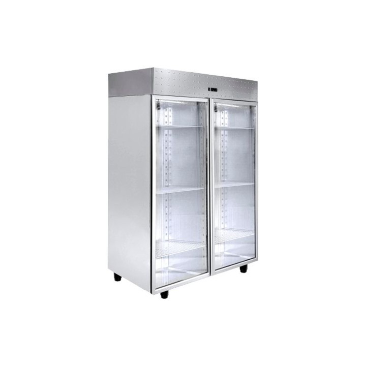TH D2 140MG TWO-GLASS-DOOR REFRIGERATED CABINET – NIKI INOX | ΕΞ-ΑΝ