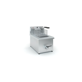 PROFESSIONAL SINGLE ELECTRIC FRYER F701 8-10L 3600W 230V STAINLESS STEEL | ΕΞ-ΑΝ