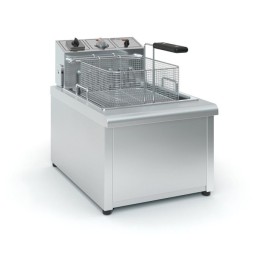 PROFESSIONAL SINGLE ELECTRIC FRYER F700 8-10L 5100W 380V STAINLESS STEEL | ΕΞ-ΑΝ