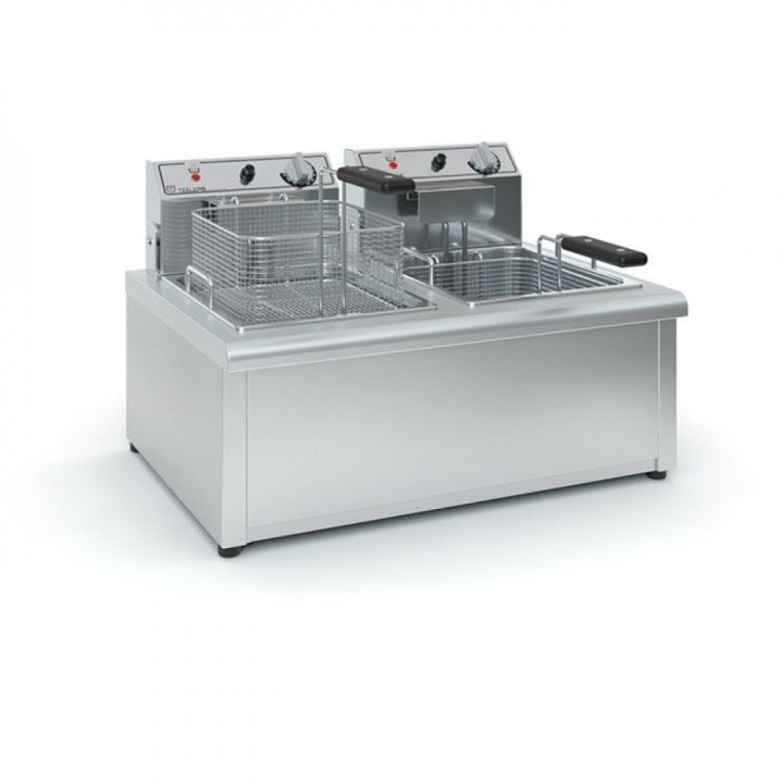 DOUBLE DEEP FRYER Φ1002 (2X3800W/230V) | ΕΞ-ΑΝ