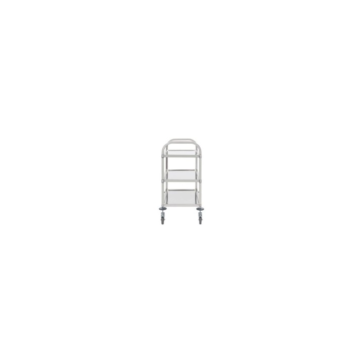 Trolley Inox 3 Shelves 85X45X89 Cm. Professional Product Suitable For Restaurants, Hotels And Hospitality Environments. | ΕΞ-ΑΝ
