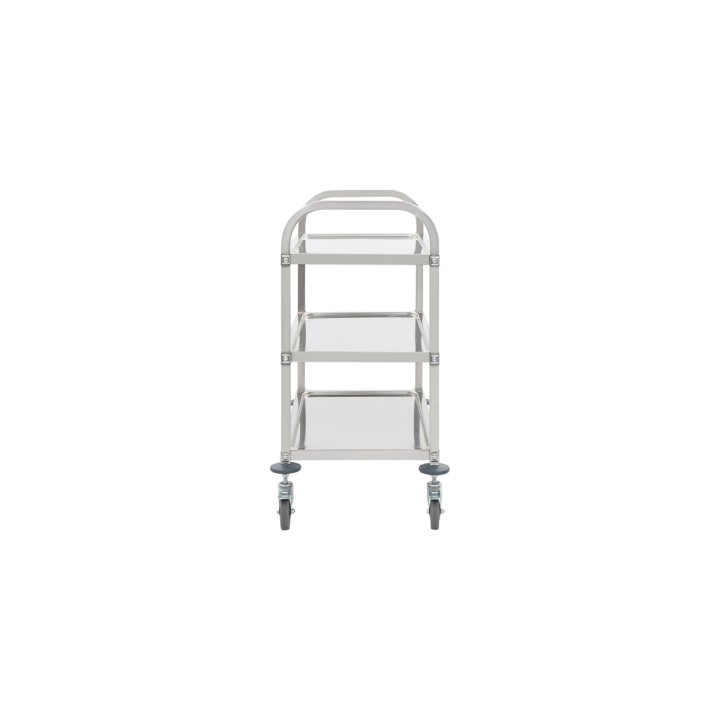 Trolley Inox 3 Shelves 85X45X89 Cm. Professional Product Suitable For Restaurants, Hotels And Hospitality Environments. | ΕΞ-ΑΝ