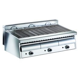 GAS WATER GRILL WITH WATER DRAWER TABLETOP ARTEMIS 3 HEAVY DUTY | ΕΞ-ΑΝ