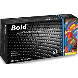 ΓΑΝΤΙΑ BOLD ΜΑΥΡΑ ΝΙΤΡΙΛΙΟΥ ΧΩΡΙΣ ΠΟΥΔΡΑ XX-LARGE 100τεμ | ΕΞ-ΑΝ