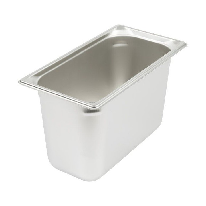 ΛΕΚΑΝΗ GASTRO 1/3 20 CM ΒΑΘΟΣ INOX 18/8. Επαγγελματικό σκεύος gastronorm ιδανικό για αποθήκευση, προετοιμασία και σερβίρισμα τρο
