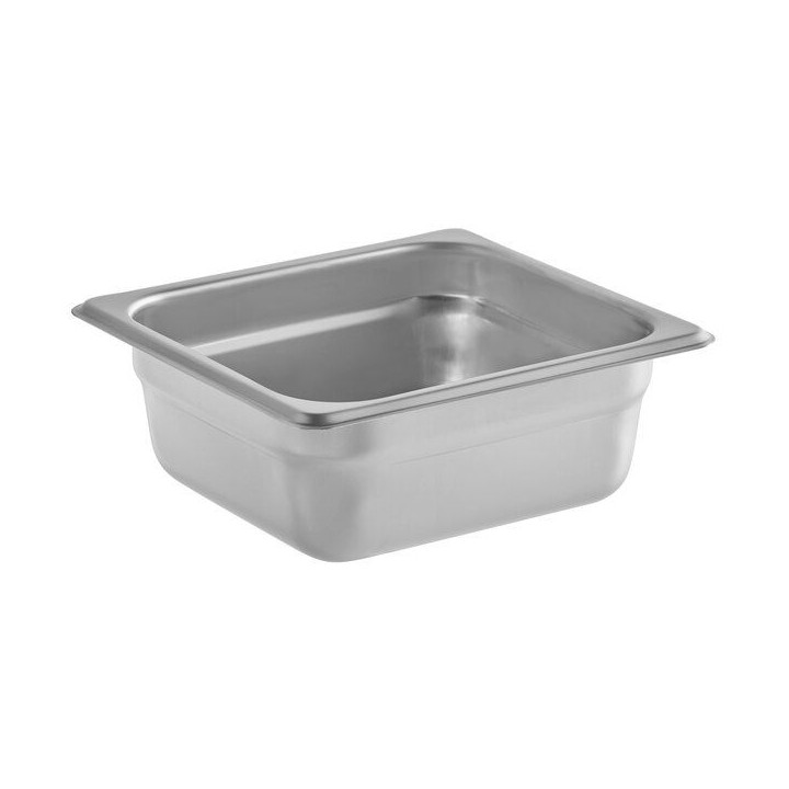 ΛΕΚΑΝΗ GASTRO 1/6 6,5 CM ΒΑΘΟΣ INOX. Επαγγελματικό σκεύος gastronorm ιδανικό για αποθήκευση, προετοιμασία και σερβίρισμα τροφίμω