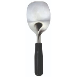 Ice Cream Scoop Spatula Inox 18/10 With Black Handle. Professional Product Suitable For Restaurants, Hotels And Hospitality Envi