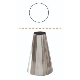 Piping Tip 2Mm With Smooth Edges 18/10 Cutlery Pro. Professional Product Suitable For Restaurants, Hotels And Hospitality Enviro