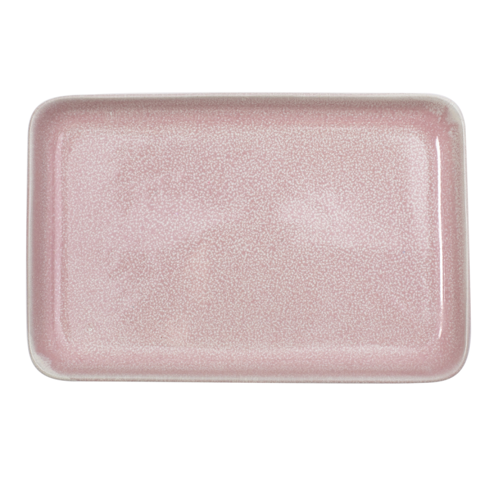 Platter Pink Reactive Glaze 20,5X13,5Cm. Professional Product Suitable For Restaurants, Hotels And Hospitality Environments. | Ε