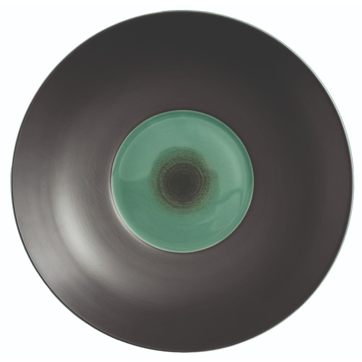Deep Plate Ekate Opal Green 30,5Cm Le Coq Ιταλιας. Professional Product Suitable For Restaurants, Hotels And Hospitality Environ