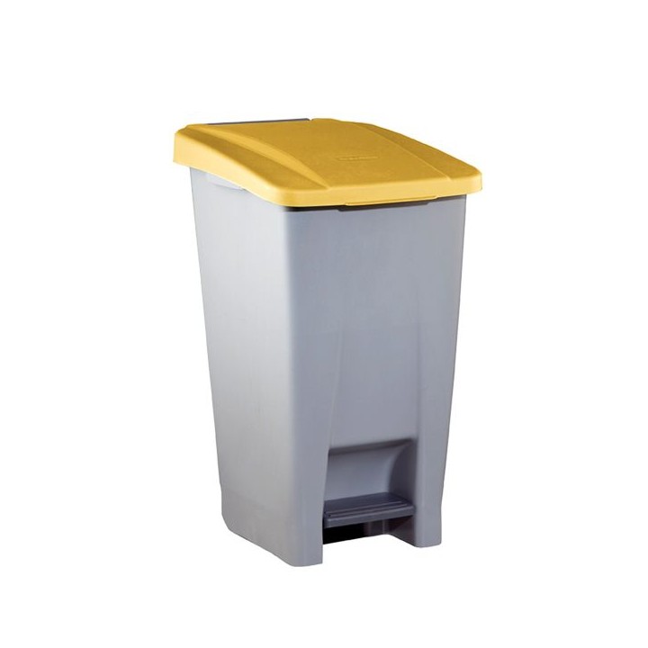 Waste Bin 60 Lt Lid Yellow Spain. Professional Product Suitable For Restaurants, Hotels And Hospitality Environments. | ΕΞ-ΑΝ