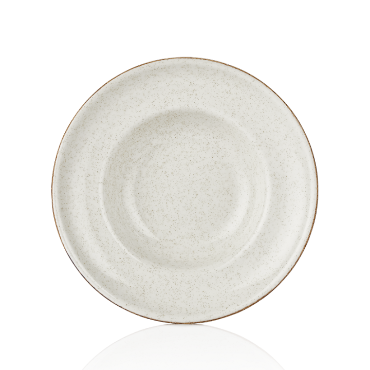Deep Plate Tinta  Effect Dust 27 Cm Bybone. Professional Product Suitable For Restaurants, Hotels And Hospitality Environments. 