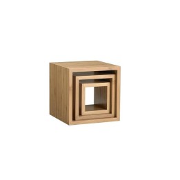 Wooden Buffet Stand Cube Set 3 Pieces 23-18-13Cm. Professional Product Suitable For Restaurants, Hotels And Hospitality Environm