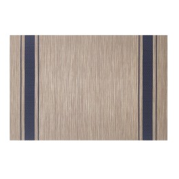 Placemat Pvc, Natural With Stripes. Professional Product Suitable For Restaurants, Hotels And Hospitality Environments. | ΕΞ-ΑΝ