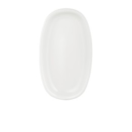 ΠΙΑΤΕΛΑ ΟΒΑΛ WHITE 24x14,5 CM BYBONE | ΕΞ-ΑΝ