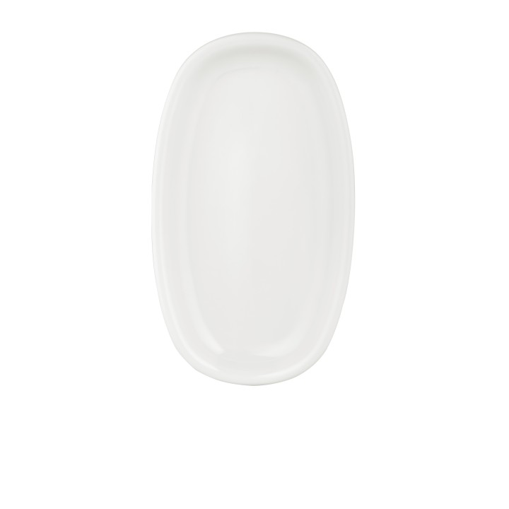 ΠΙΑΤΕΛΑ ΟΒΑΛ WHITE 24x14,5 CM BYBONE | ΕΞ-ΑΝ