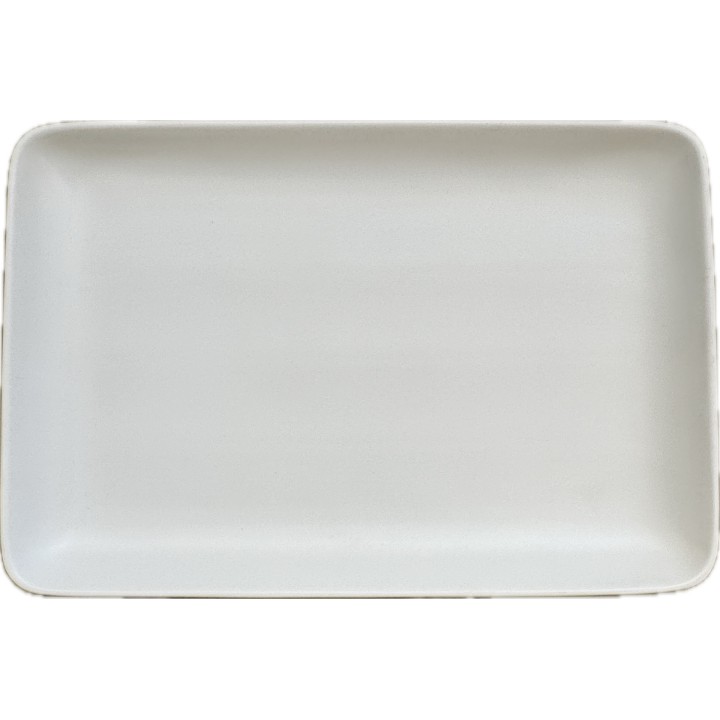 ΠΙΑΤΕΛΑ ΟΡΘΟΓΩΝΙΑ GOURMET 23 x 13 CM ΛΕΥΚΗ ΜΑΤ PRESTIGE ΠΟΡΣΕΛΑΝΗΣ. | ΕΞ-ΑΝ