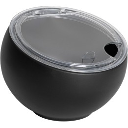 ΜΠΩΛ ORB BLACK MATT Ø16,7x12,2 CM 990 ML ΜΕ ΚΑΠΑΚΙ ΜΕΛΑΜΙΝΗΣ ΚΙΝΑΣ. | ΕΞ-ΑΝ