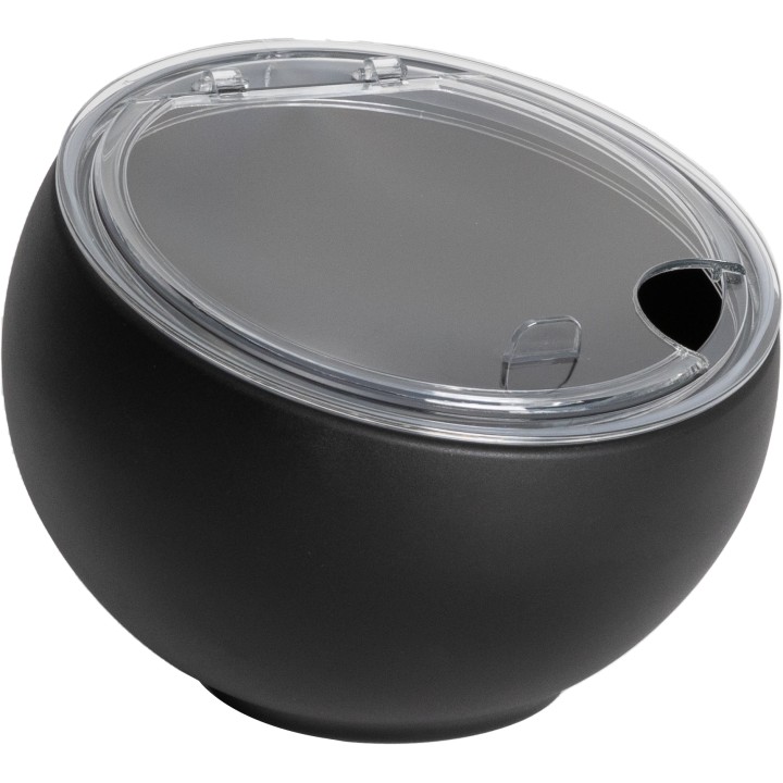 ΜΠΩΛ ORB BLACK MATT Ø16,7x12,2 CM 990 ML ΜΕ ΚΑΠΑΚΙ ΜΕΛΑΜΙΝΗΣ ΚΙΝΑΣ. | ΕΞ-ΑΝ