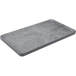 ΠΙΑΤΕΛΑ ΟΡΘΟΓΩΝΙΑ CONCRETE 35 x 20 x 2 CM ΜΕΛΑΜΙΝΗΣ ΚΙΝΑΣ. | ΕΞ-ΑΝ
