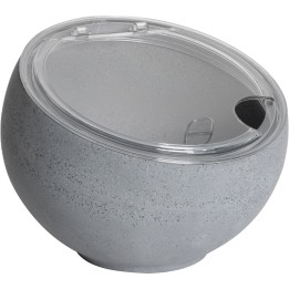 ΜΠΩΛ ORB GRAY Ø16,7x12,2 CM 990 ML ΜΕ ΚΑΠΑΚΙ ΜΕΛΑΜΙΝΗΣ ΚΙΝΑΣ. | ΕΞ-ΑΝ
