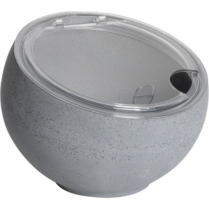 ΜΠΩΛ ORB GRAY Ø16,7x12,2 CM 990 ML ΜΕ ΚΑΠΑΚΙ ΜΕΛΑΜΙΝΗΣ ΚΙΝΑΣ. | ΕΞ-ΑΝ